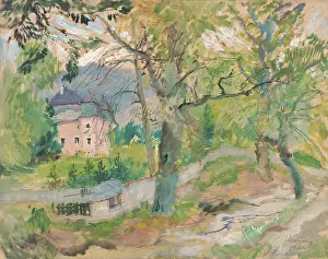 Manor house in Krasnany, 1921. Creator: Oldrich Blazicek