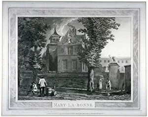 High Street Collection: The Manor House in Marylebone, London, 1791. Artist: George Isham Parkyns
