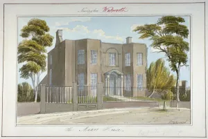 Yates Prints: The Manor House, Newington, Southwark, London, 1826. Artist: G Yates