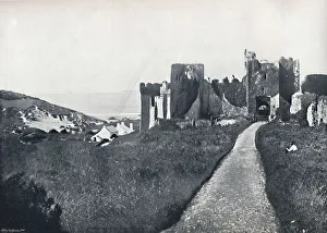 Round The Coast Prints: Manorbier - The Castle, 1895