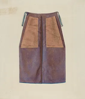Mans Prints: Mans Apron, 1935 / 1942. Creator: Ingrid Selmer-Larsen
