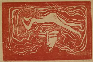 Munch Prints: In mans brain. Artist: Munch, Edvard (1863-1944)