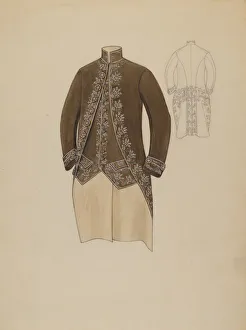 Mans Coat, c. 1936. Creator: Rosalia Lane