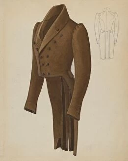 Buttons Gallery: Mans Coat, c. 1937. Creator: Henry De Wolfe