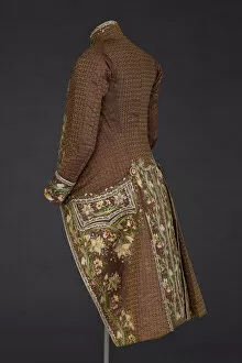 Menswear Gallery: Mans Coat, France, 1780s. Creator: Unknown