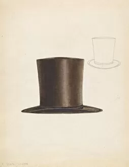 Creighton Kay Scott Gallery: Mans Hat, c. 1937. Creator: Creighton Kay-Scott