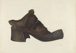 Cowhide Prints: Man's Shoe, 1935/1942. Creator: Michael France