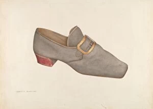 Dwin Dorothy Gallery: Mans Shoe, 1941. Creator: Dorothy Dwin