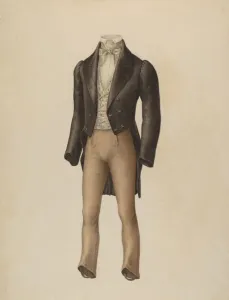 Henry De Wolfe Prints: Mans Suit, 1935 / 1942. Creator: Henry De Wolfe