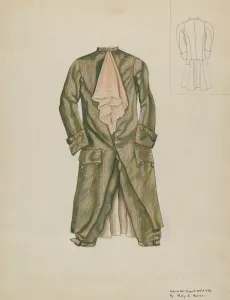 Humes Mary E Prints: Mans Suit, c. 1937. Creator: Mary E Humes