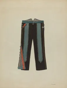 Mans Trousers, c. 1937. Creator: Syrena Swanson