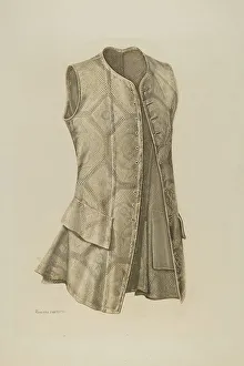 Mans Prints: Man's Waistcoat, c. 1942. Creator: Ruggiero Pierotti