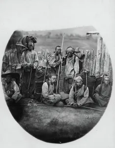 V V Lanin Prints: Mansi (Chinese exiles on the Russian border), 1865-1871. Creator: VV Lanin