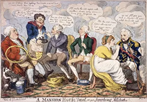 A Mansion House treat - or smoking attitudes, London, 1800