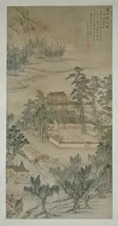 Mansion by the River, Qing dynasty (1644-1911), 1810. Creator: Zhang Yin