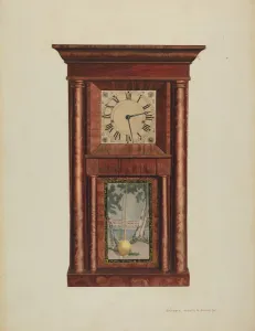Timepiece Collection: Mantel Clock, c. 1939. Creator: Ernest A Towers Jr