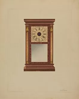 Clock Collection: Mantle Clock, c. 1937. Creator: Lon Cronk