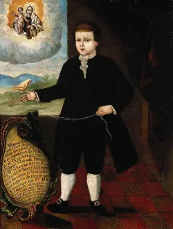 Manuel Estevan Perez de los Rios cured of fever by prayers to Christ, 1770, 1770. Creator: Unknown