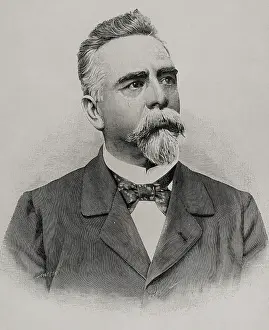 Manuel Ferraz de Campos Sales (1841-1913), Brazilian politician, President of Brazil, 1898. Creator: Benigno Matute Parga