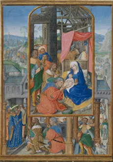 Gerard Gallery: Manuscript Illumination with Adoration of the Magi, ca. 1515-25. Creator: Gerard Horenbout