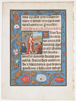 And Gold On Parchment Prints: Manuscript Leaf with the Resurrection, from a Book of Hours, ca. 1500. Creator: Unknown
