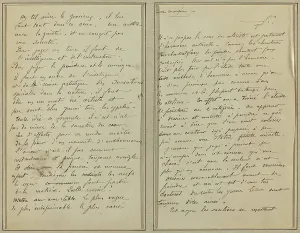 Gauguin Paul Prints: Manuscript Pages [recto], 1884-1888. Creator: Paul Gauguin