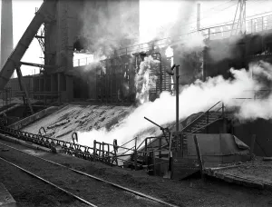 Slope Prints: Manvers coal preparation plant, Wath upon Dearne, near Rotherham, South Yorkshire, 1956