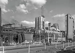 Manvers coal processing plant, Wath upon Dearne, near Rotherham, South Yorkshire, February 1957