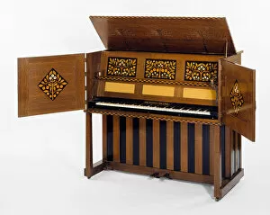 Shell Collection: Manxman Pianoforte, England, 1897. Creators: Mackay Hugh Baillie Scott