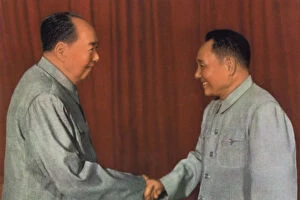 Chairman Mao Collection: Mao Zedong and Deng Xiaoping, Chinese Communist leaders, c1960s(?)