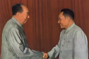 Mao Zedong and Deng Xiaoping, Chinese Communist leaders, c1960s(?)