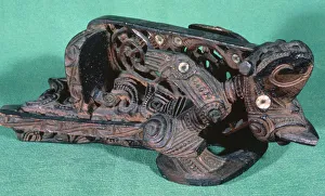Maori canoe prow, New Zealand