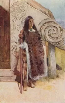 A Maori Chieftainess, 1923. Creator: Unknown