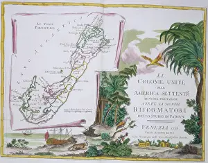 Bermuda Prints: Map of Bermuda, 1778. Creator: Unknown