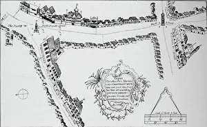 Map of Bishopsgate, City of London, c1599 (1904)