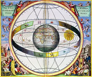 Andreas Prints: Map of Christian contellations, 1660-1661. Artist: Andreas Cellarius