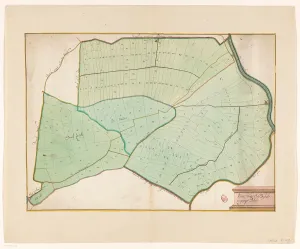 Map of the East Bijlmer and Gein and Gaasperpolder, 1650-1750. Creator: Anon