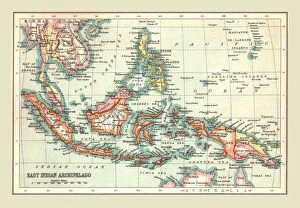 Archipelago Gallery: Map of the East Indian Archipelago, 1902. Creator: Unknown