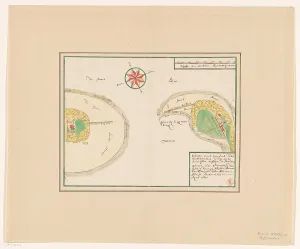 Northern Prints: Map of Eierland and West-Vlieland, 1688 or later. Creator: Anon