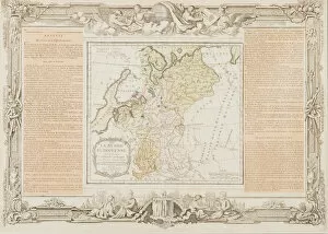 Map of the European Russia, 1766