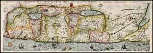 Tanach Prints: Map of the Holy Land Divided into the Twelve Tribes of Israel