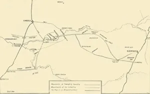 Infantry Prints: Map Illustrating the Movements for the Relief of Kimberley and the Capture of Bloemfontein