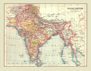 Indian Ocean Prints: Map of the Indian Empire, 1902. Creator: Unknown