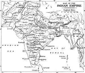 Strang Prints: Map of the Indian Empire, c1912