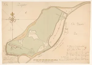 Zuyder Zee Prints: Map of the island of Urk, 1720. Creator: Maurits Walraven