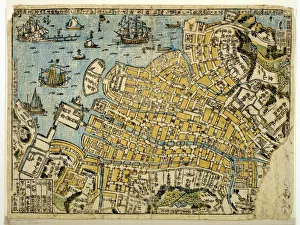 Nagasaki Prints: Map of Nagasaki, c1801