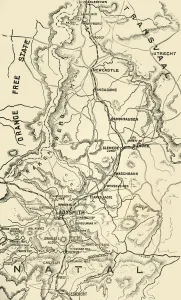Map of Northern Natal. Scale 15 Statute Miles to the Inch, 1900. Creator: Unknown Map of Northern Natal. Scale 15 Statute Miles to the Inch, 1900. Creator: Unknown