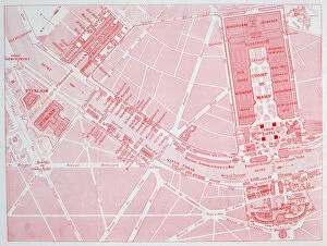 Map of the Paris Universal Exposition, 1900