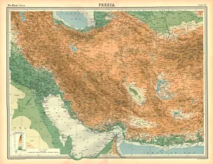 Persian Gulf Prints: Map of Persia
