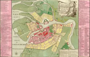 1776 Prints: Map of Petersburg, 1776